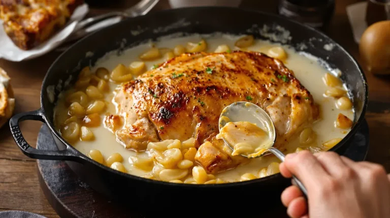 Ce rôti de porc cuit au lait est si fondant qu’il se coupe à la cuillère