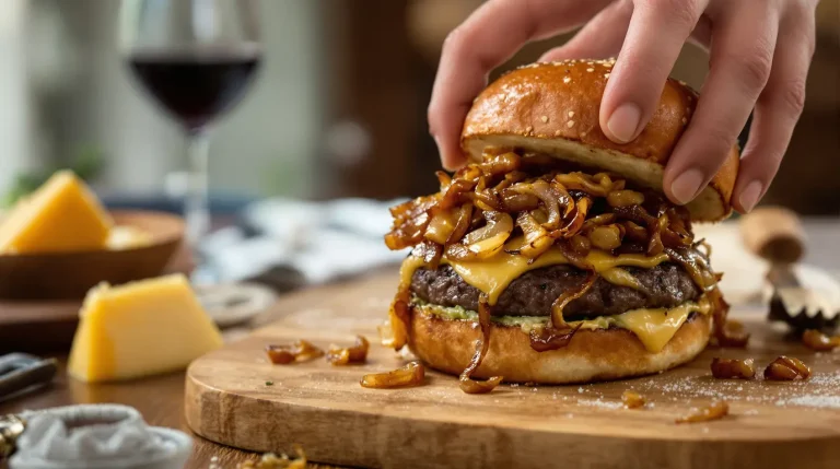 recette oignons caramélisés pour hamburger