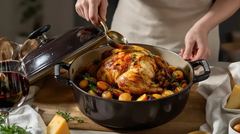 temps de cuisson pintade en cocotte en fonte
