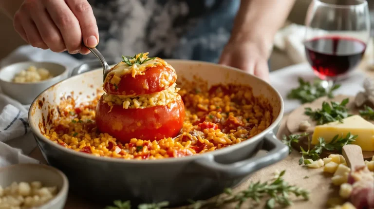 tomates farcies recette de grand-mère avec riz