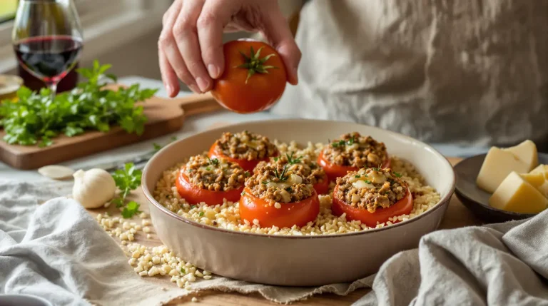 tomates farcies recette de grand-mère avec riz