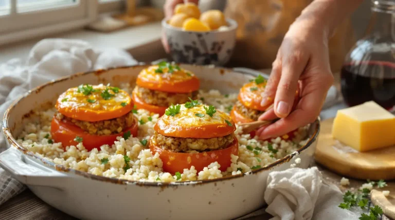 tomates farcies recette de grand-mère avec riz